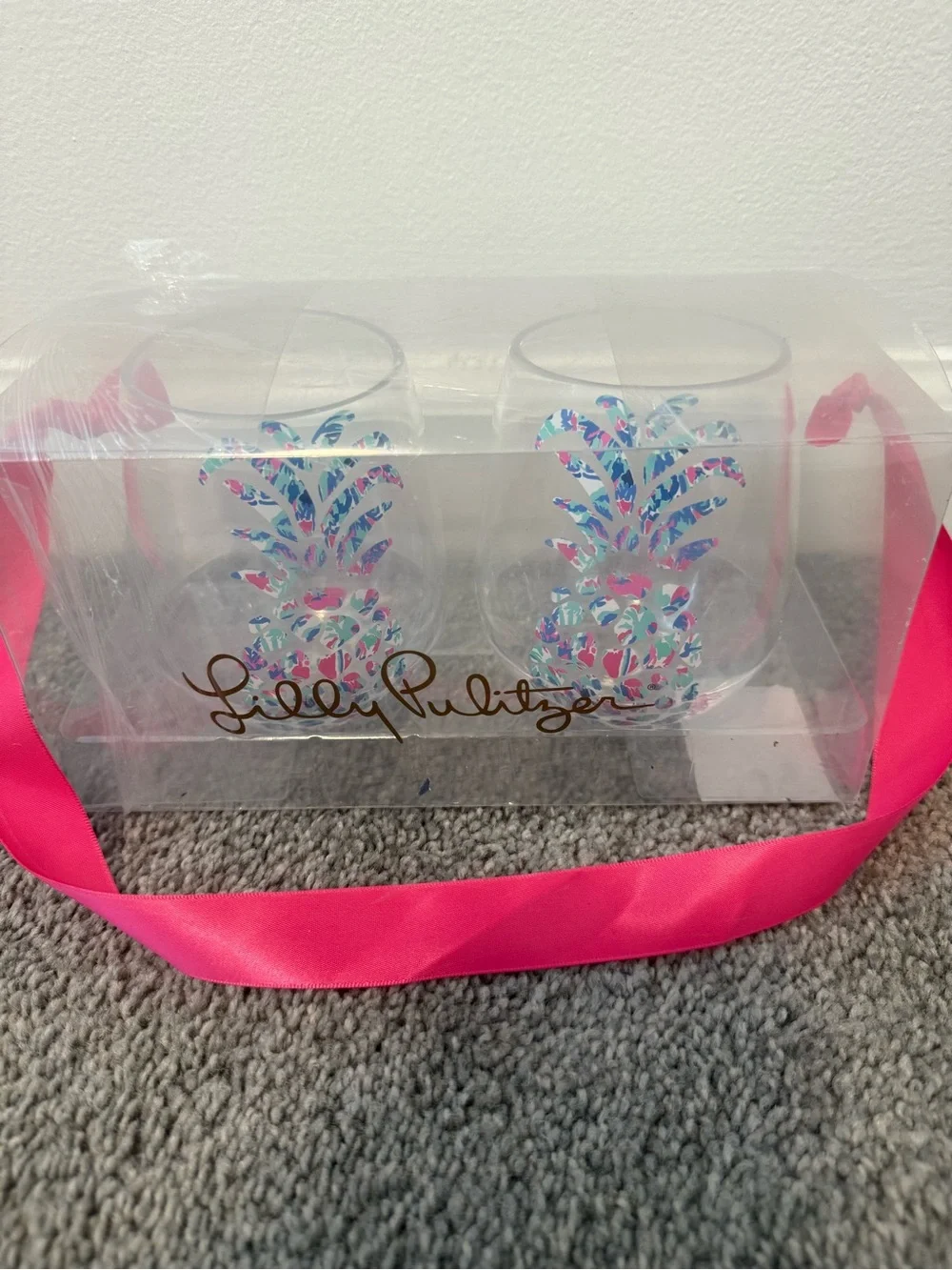 NWT Lilly Pulitzer Wine Glasses